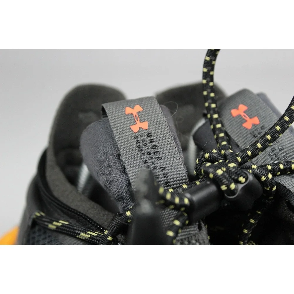 Under Armour Fat Tire Venture Black Orange Hiking Sneakers 3026620-001 Mens 7.5